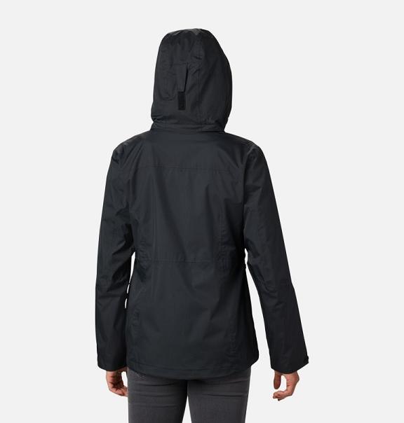 Columbia Windgates Rain Jacket Black For Women's NZ26308 New Zealand